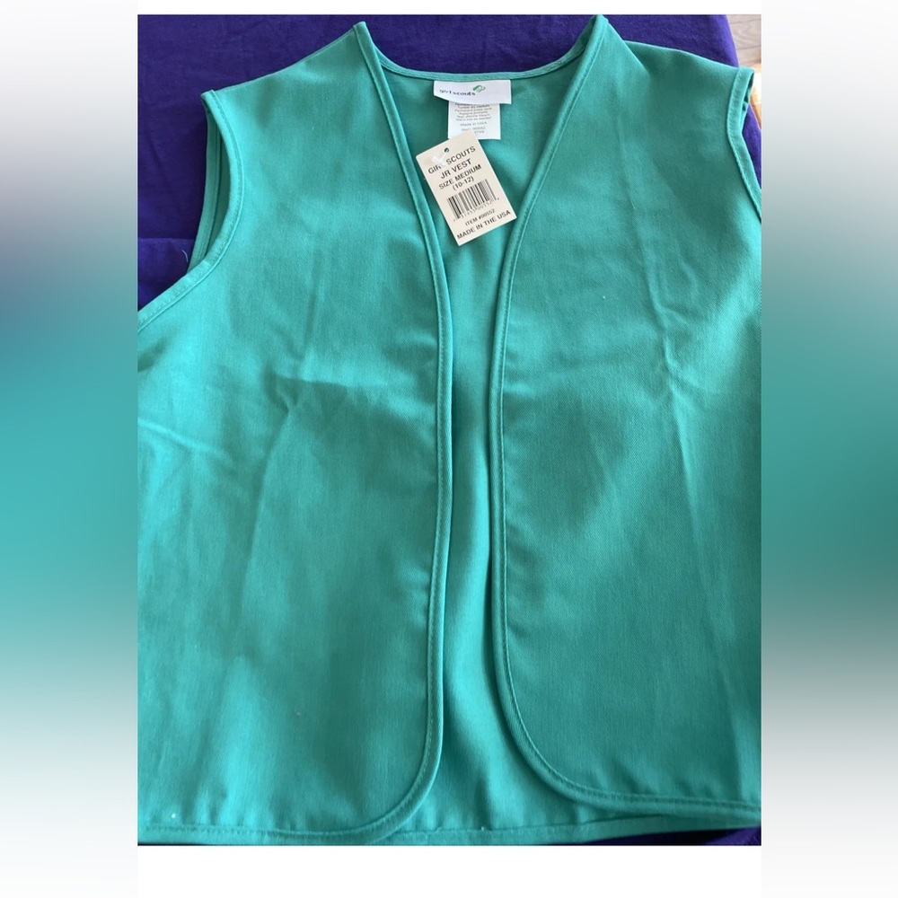 Girl Scout Vest medium 10-12